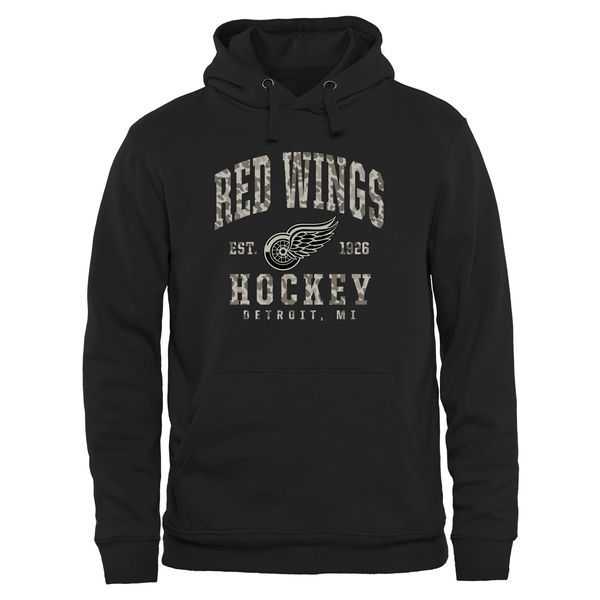 Men's Detroit Red Wings Black Camo Stack Pullover Hoodie,We sell and wholesale Men's Detroit Red Wings Black Camo Stack Pullover Hoodie on line form chian!